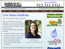Tablet Screenshot of pediatricjunction.com